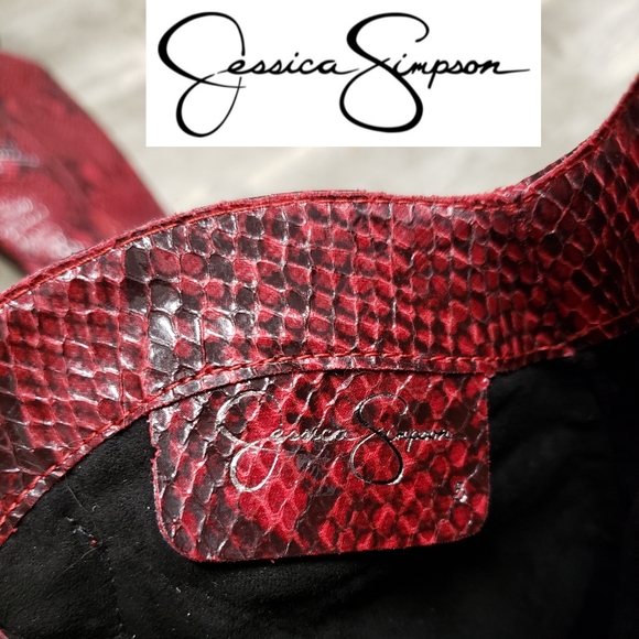 🆕️ Jessica Simpson Snakeskin Boots👢Sz 5 M 💰SOLD💰 1/22/23 - Picture 10 of 14
